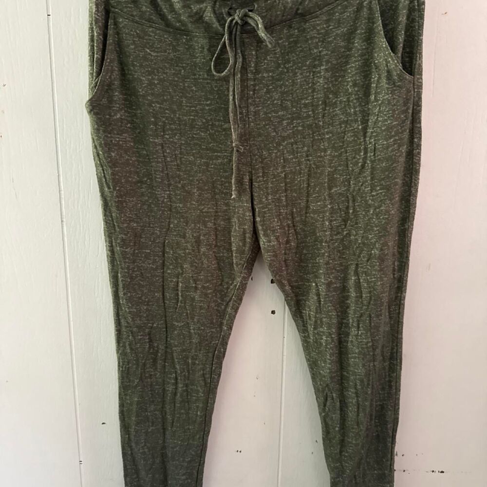 Bobeau Women's Green and Khaki Leggings